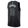 NBA Mænd Trøje Brooklyn Nets Ben Simmons 10 2022-23 Jordan Statement Edition Sort Swingman